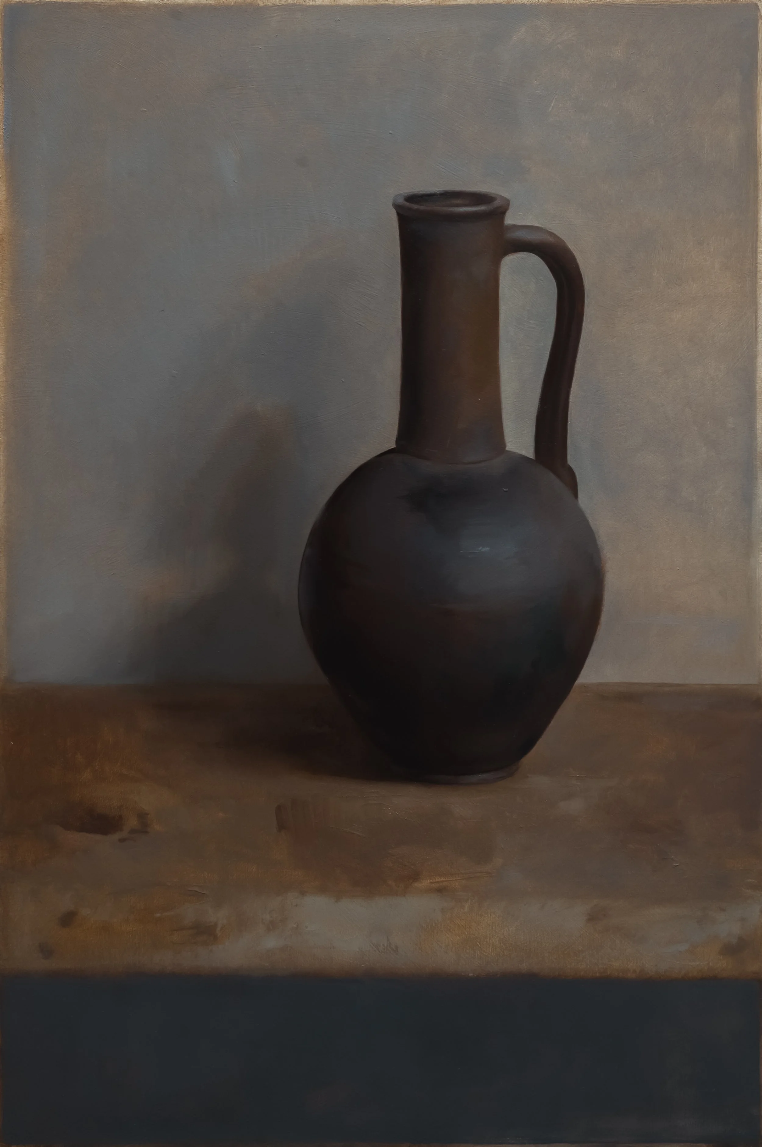 Holding Still, oil on cradled wood panel, 30" x 20", 2026