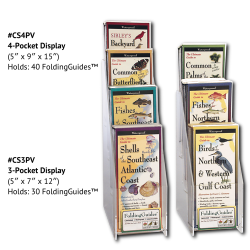 EARTH SKY + WATER:  FoldingGuides™ - Counter Displays are available in a variety of sizes and capacity.  Ask about opportunities for free displays with your order.