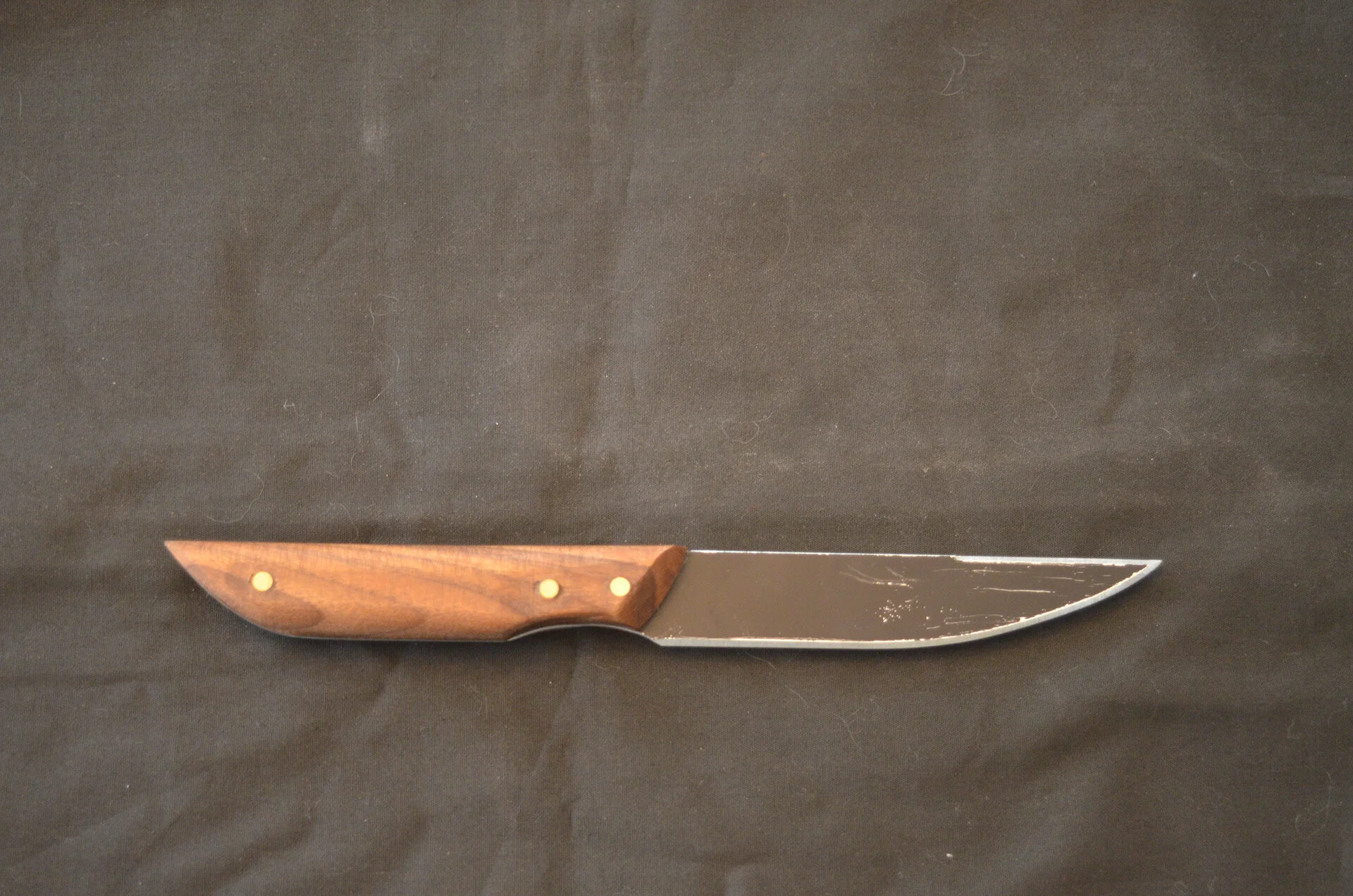Aluminum and Black Walnut Knife