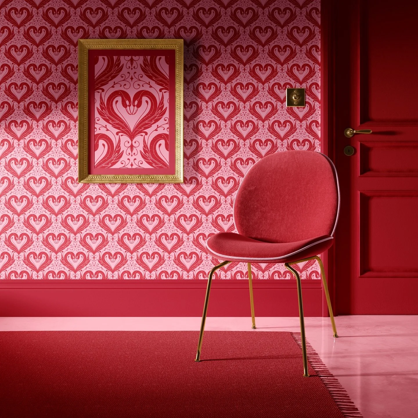 Hiiii ❤️🦢🖤

I hope you are all doing amazing 😍🙏🏼❤️🦢❤️

How cool is the swan love pattern on this wallpaper?😍 zoom in if you wanna see the texture too🔍 
I made this repeat pattern in @procreate using a swan brush stamp from @fredriktattooer x 