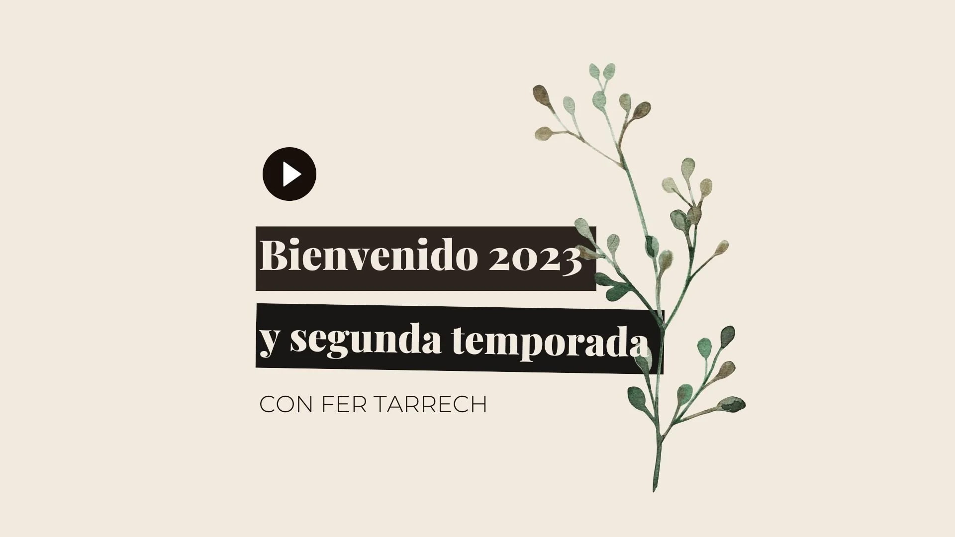 Bienvenido 2023, bienvenida segunda temporada