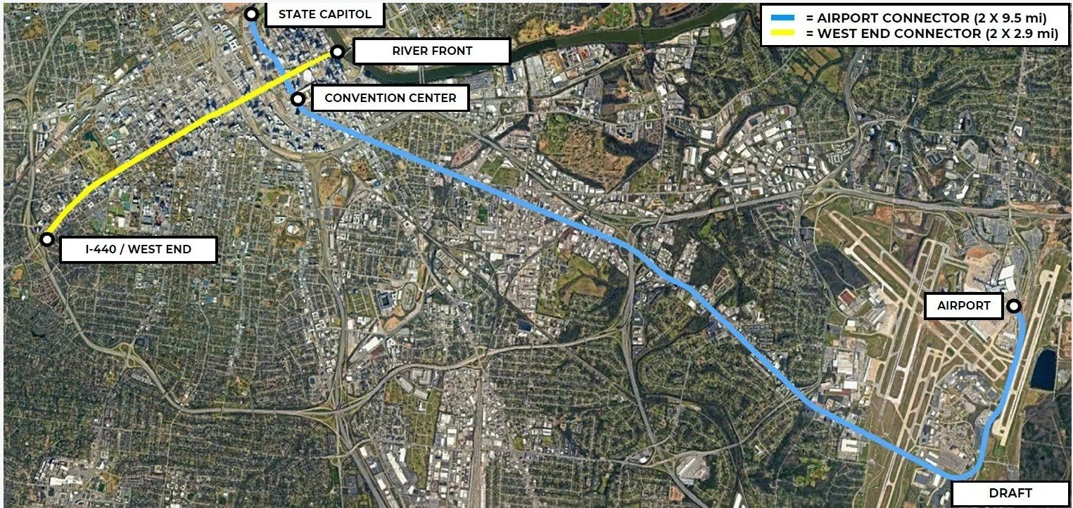 What Nashville Just Did to create an Airport Express Line to their Music City — and Why Charlotte Should Pay Attention