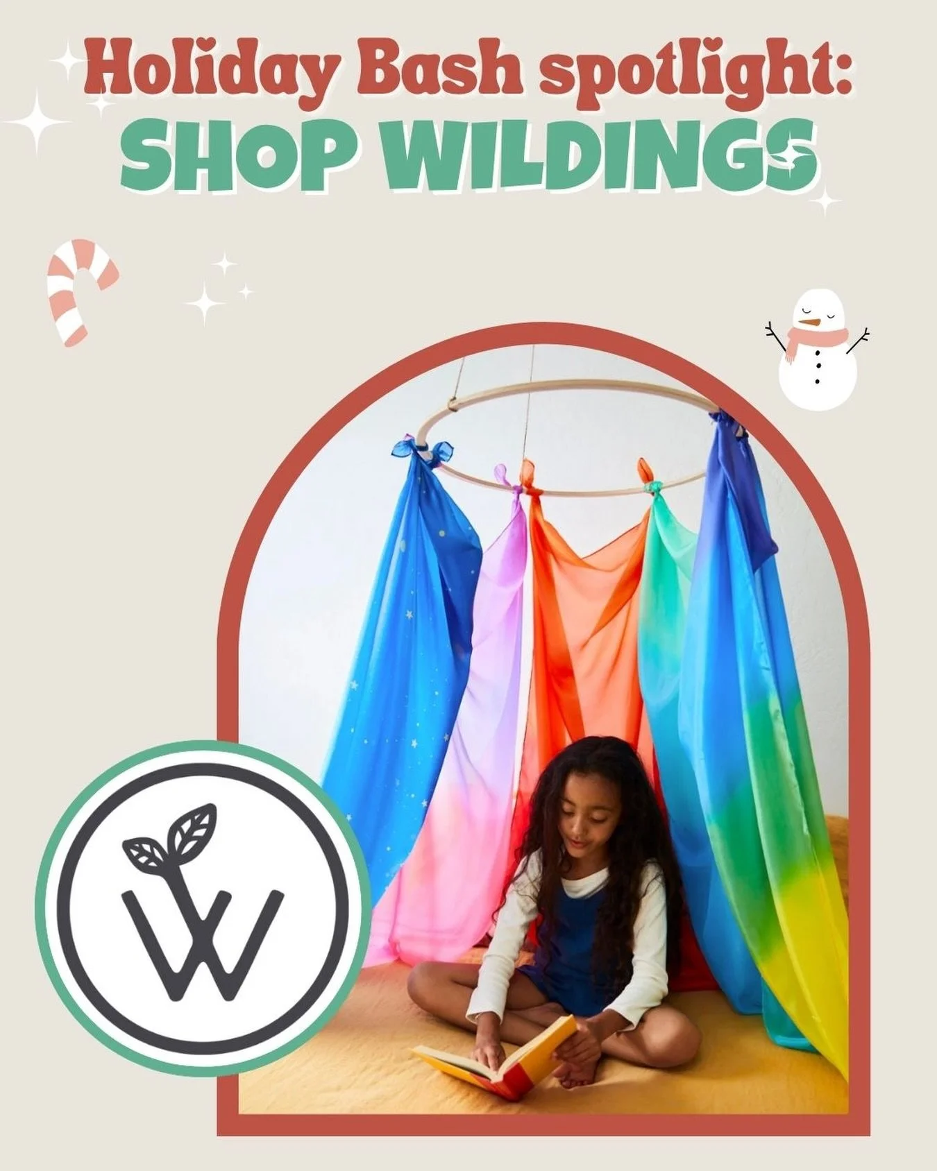 Holiday Bash spotlight: @shop.wildlings ✨

Shop Wildings sells preloved clothes &amp; gifts for little humans and their grown-ups. They&rsquo;re a local business created by two moms who were inspired by their children, and the desire to create a more