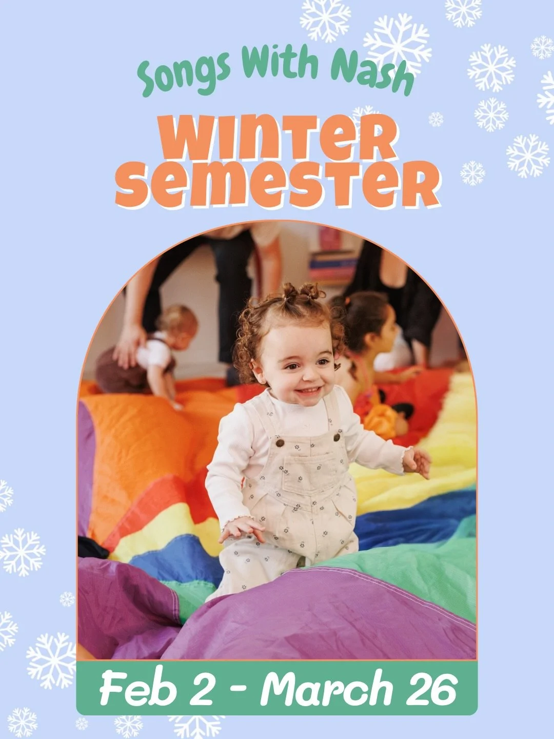 Now registering for the upcoming Circle Time semester!
Join me in Feb &amp; March for your favourite weekly class 🎶🤗
&bull; Mondays - 12 pm: Babies (0-14 months) @gcncto 
&bull; Wednesdays - 10:30 am: All Ages (0-5 yrs) @thewillowplaycafe 
&bull; T