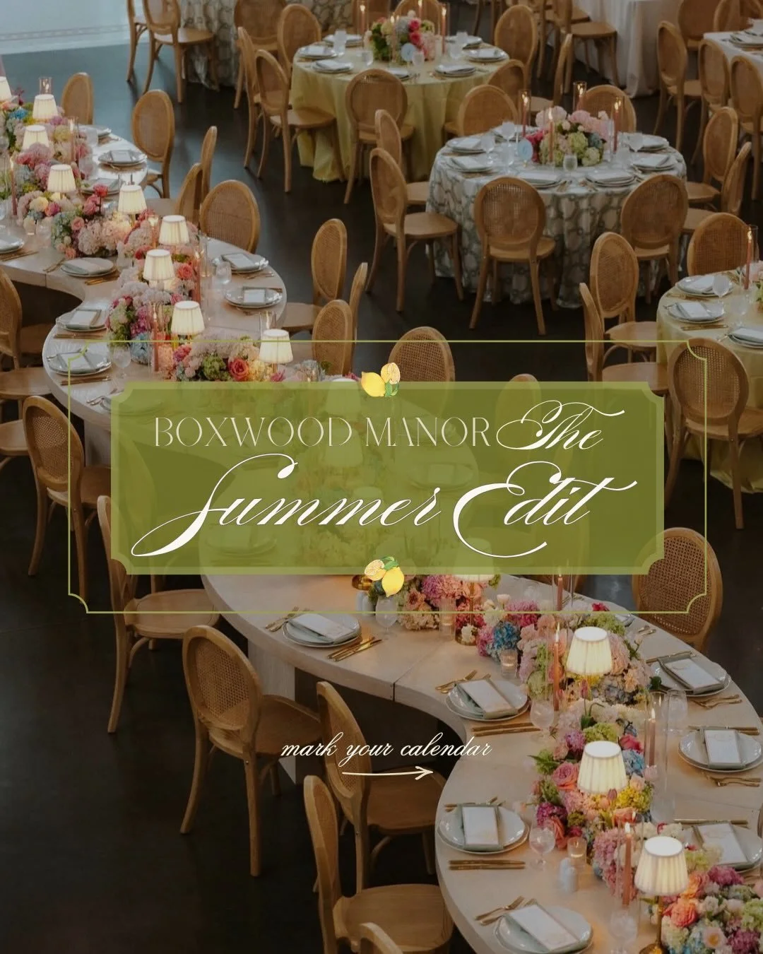 Join us for an evening at Boxwood Manor to experience exactly what makes us so special ✨🍸🍋
Come sip the yummiest cocktails, tour the property, and meeting the best in the Houston wedding industry on 7/15! 

We may or may not be doing a @petitekeep 