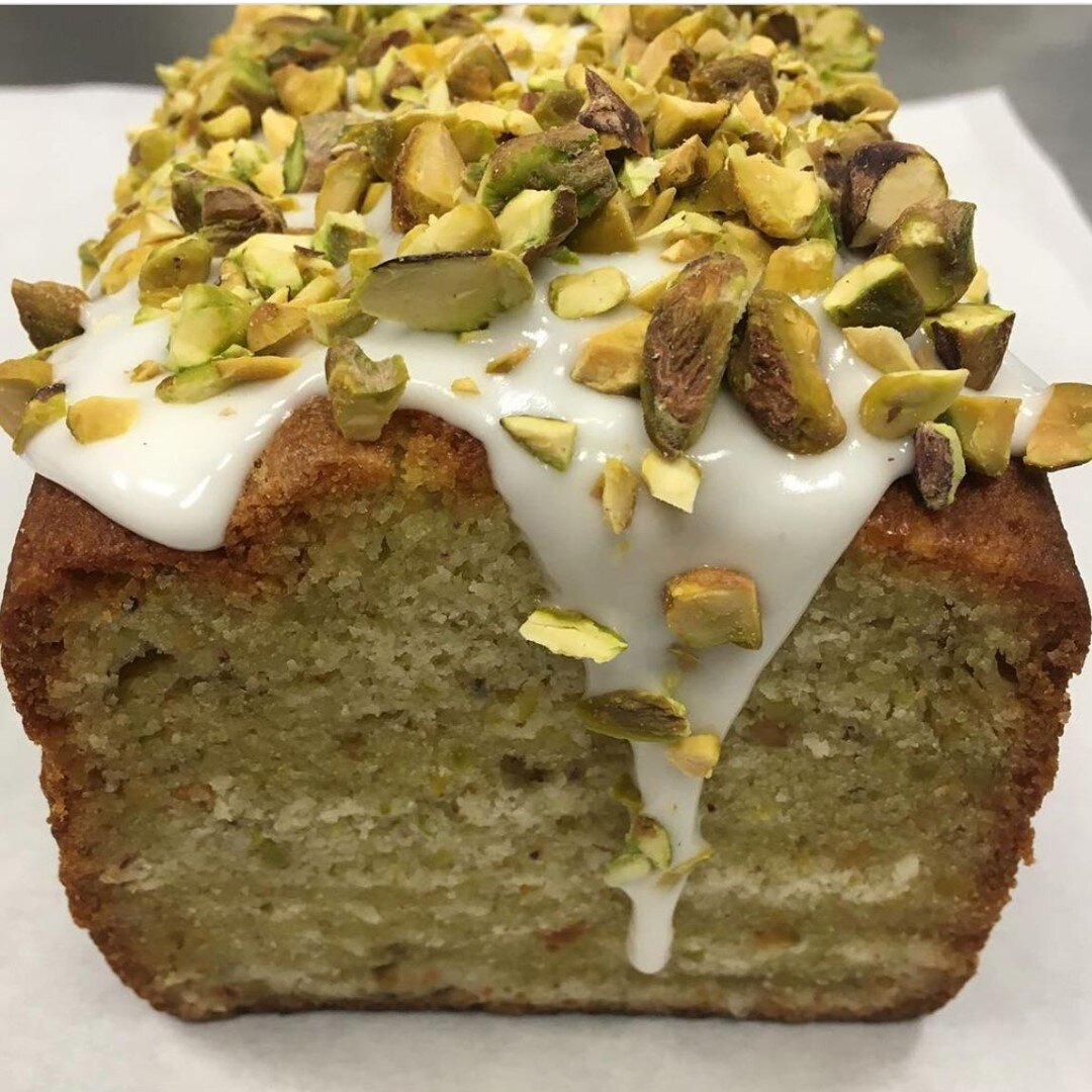 Here's a classic one for ya - our Pistachio Pound Cake is a customer favorite - pick up a slice at either bakeshop or try making it yourself with the recipe in our cookbook!

Link to purchase cookbook in bio.
