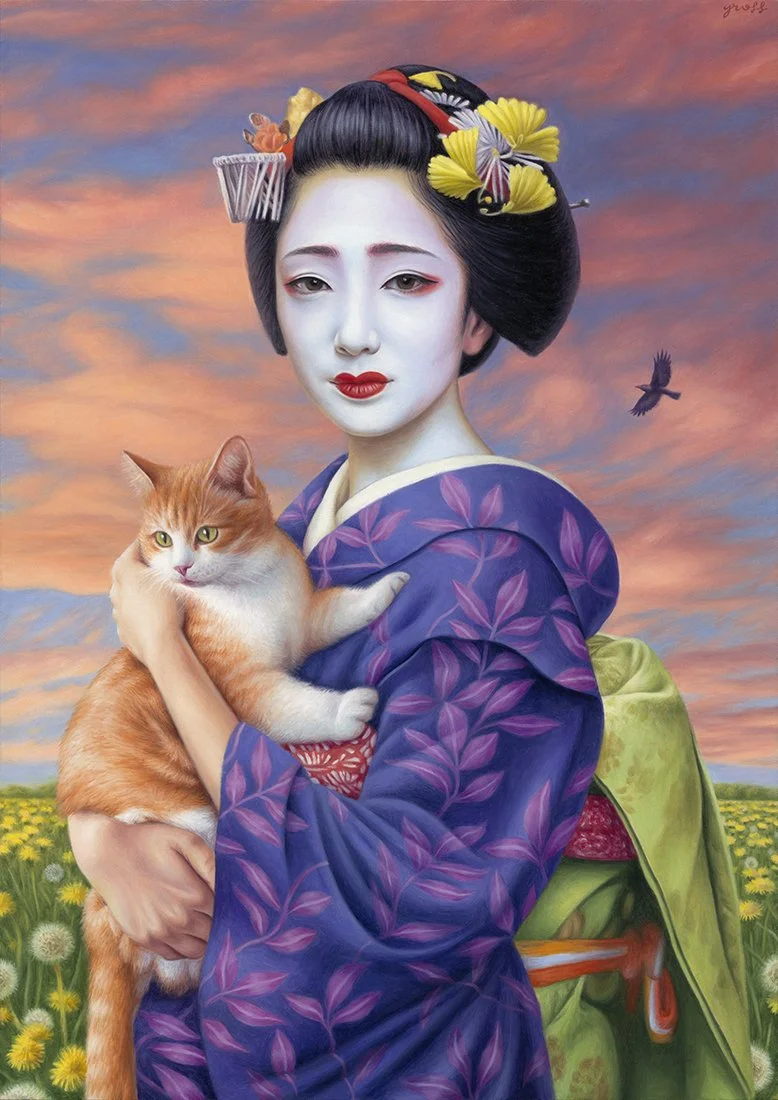 Maiko With Cat