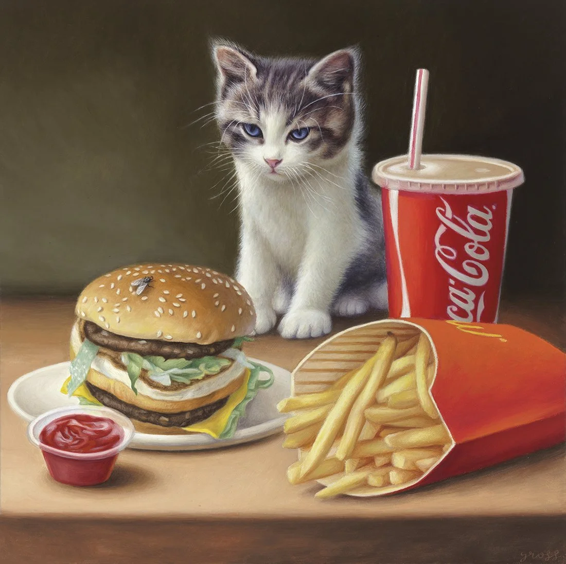 Still Life With Kitten
