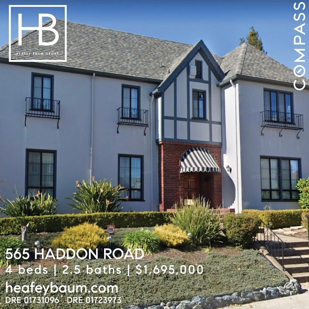 New Listing!565 Haddon Rd, 4 bedroom 2 1/2 bath offered at $1,695,000!