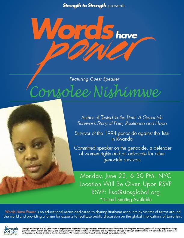 Words Have Power Series June 22, 2015