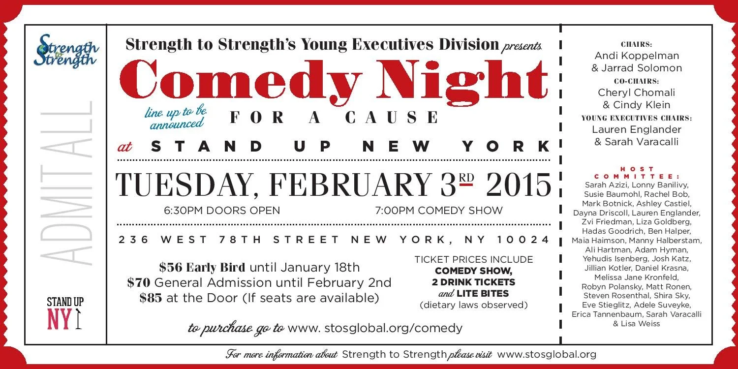 Comedy Night For A Cause February 3, 2015