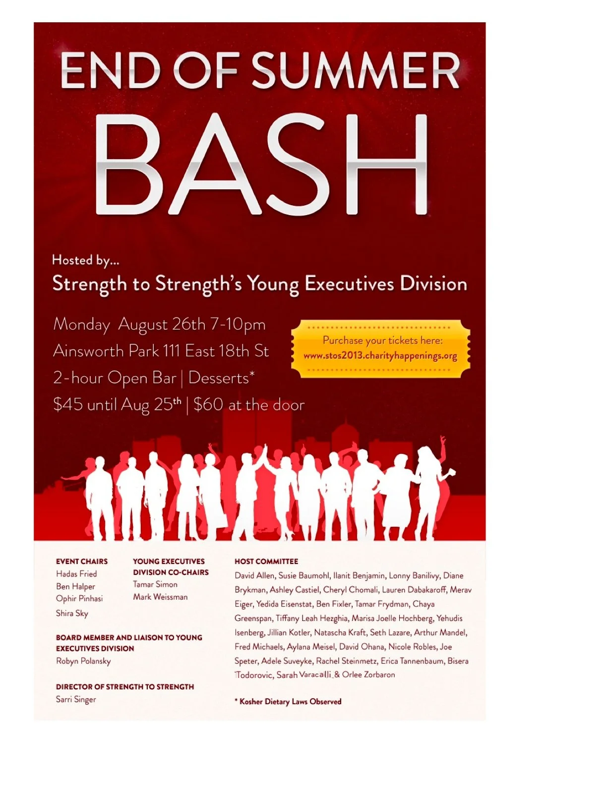 Young Executives Division First Annual End of Summer Bash 