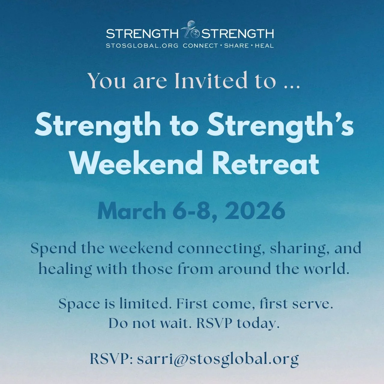 UPCOMING MARCH 2026 WEEKEND RETREAT