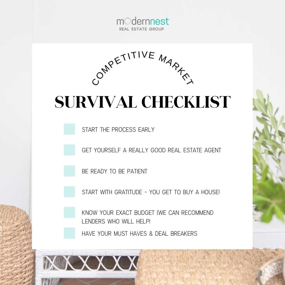Class is now in session 👩&zwj;🏫 

Surviving a competitive market 101 - here's your checklist! ✅

#homebuyers #housingmarket #realtortips #financetips #mortgagetips #realtor #realestate #dfw #dallas #fyp