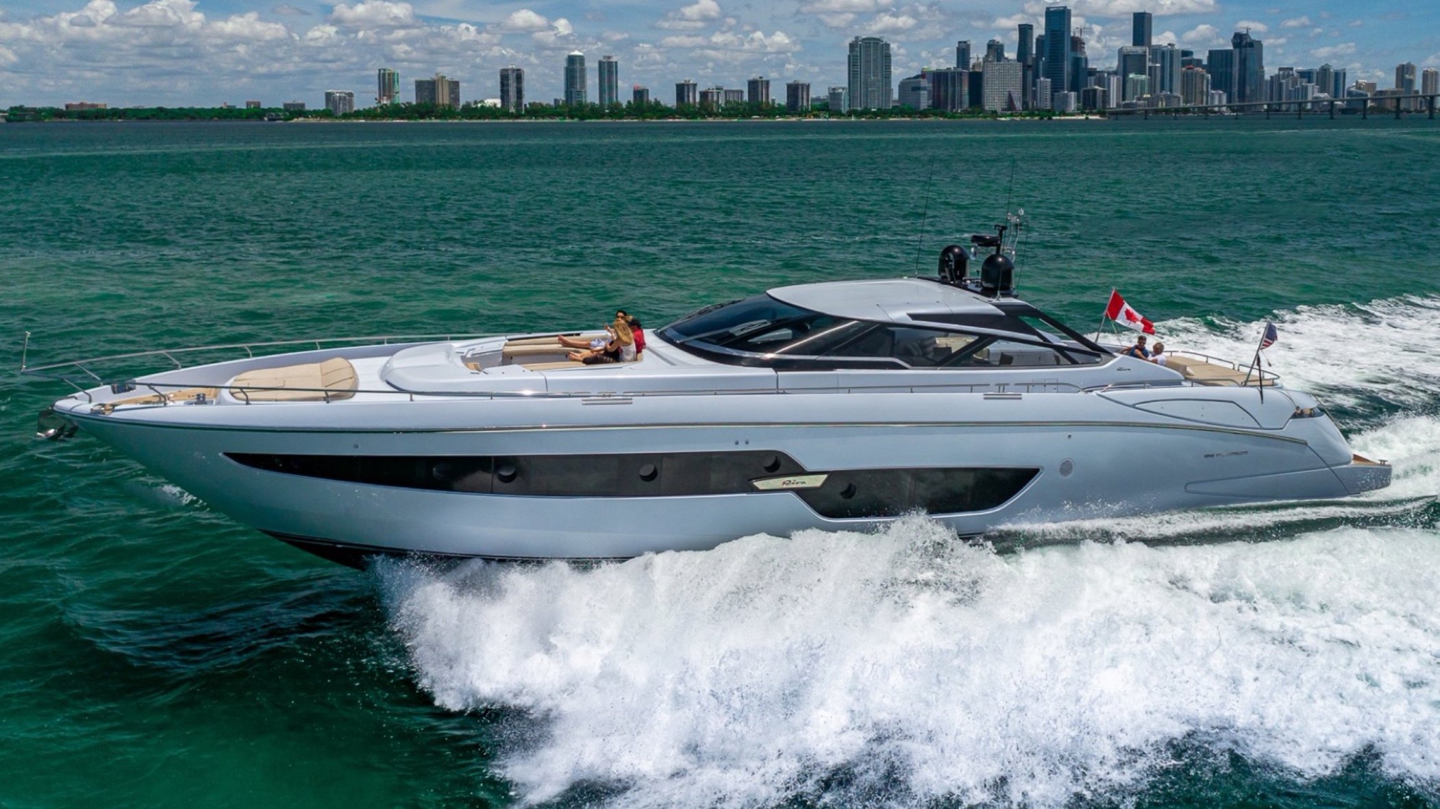 88 ft Riva | From $5100 | 13 guest max