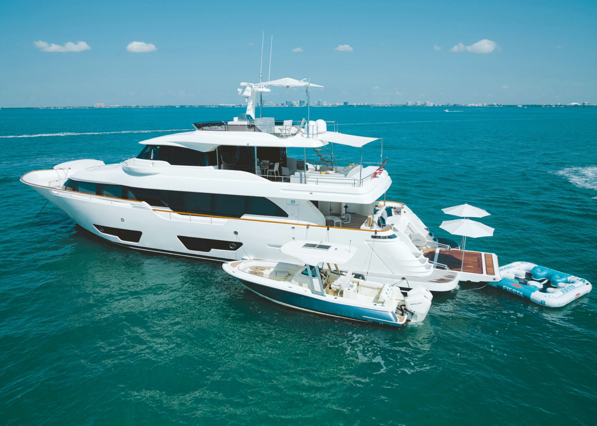 95 ft Ferreti | From $6100 | 13 guest max