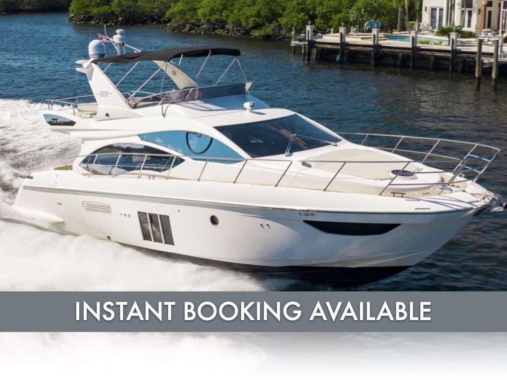 53 ft Azimut | From $1400 | 13 guest max