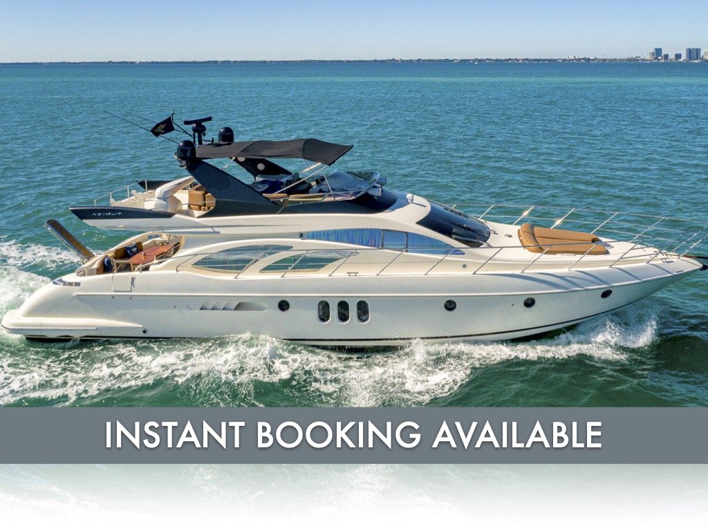 62 ft Azimut | From $2700 | 13 guest max