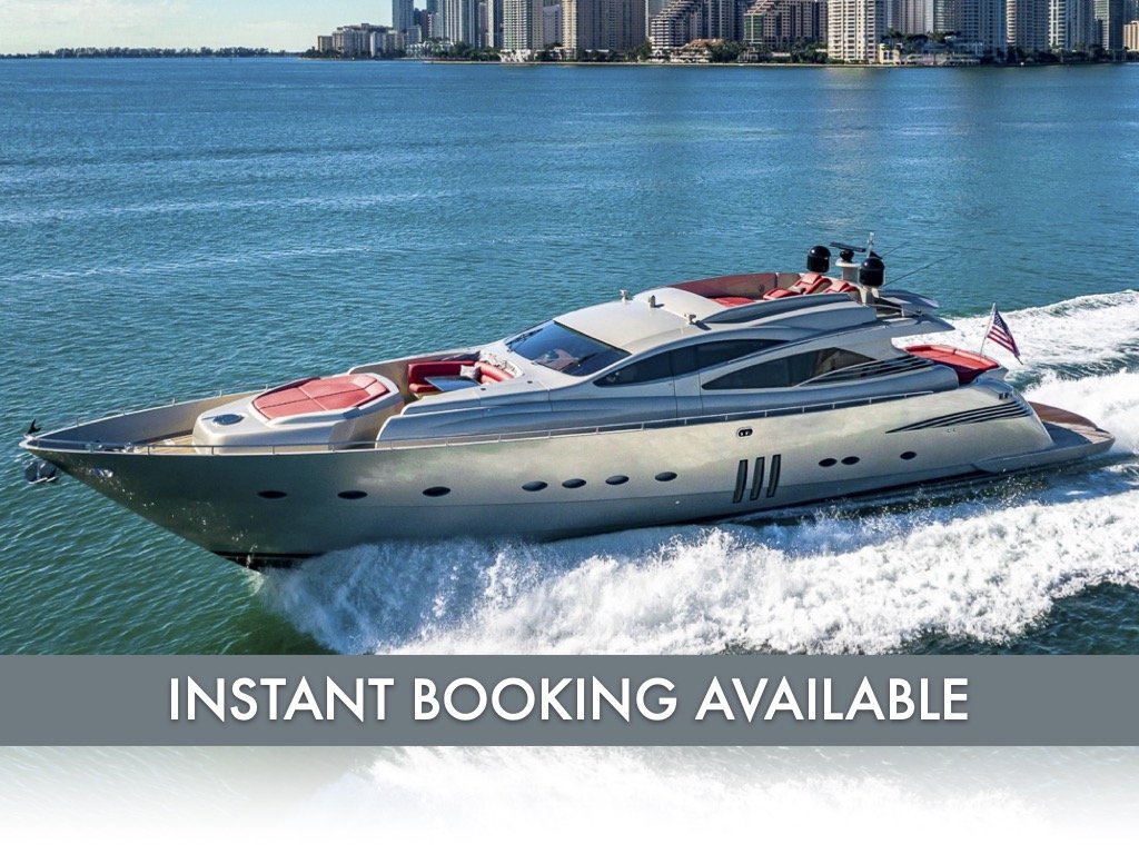 90 ft Pershing | From $5600  | 13 guest max
