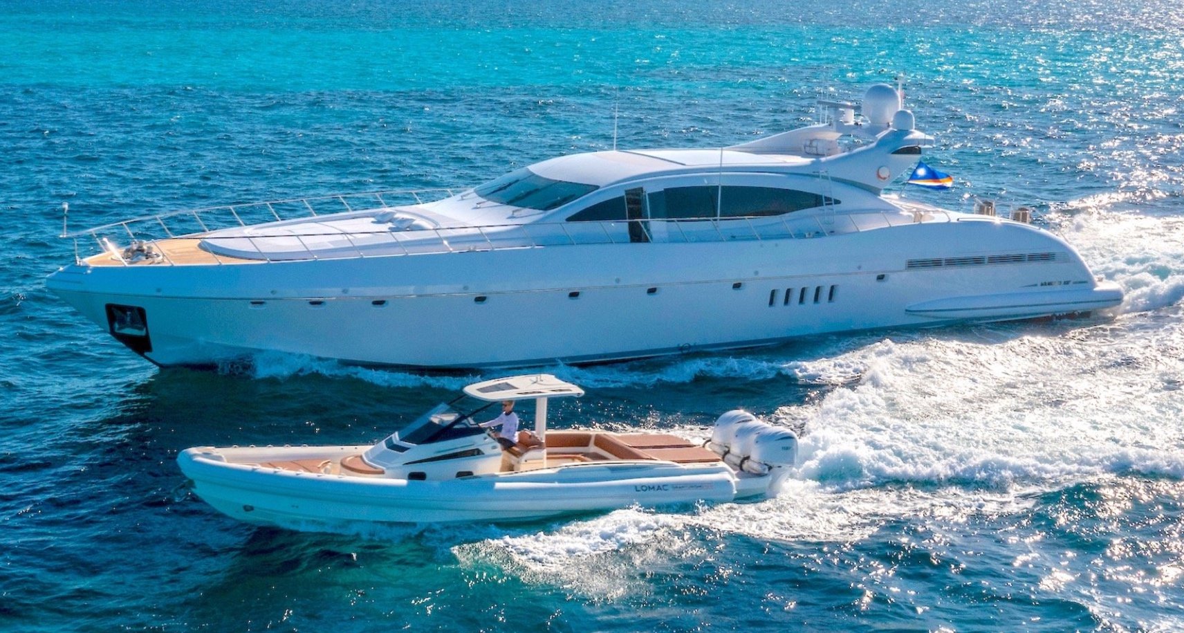 108 ft Mangusta | From $6800 | 13 guest max