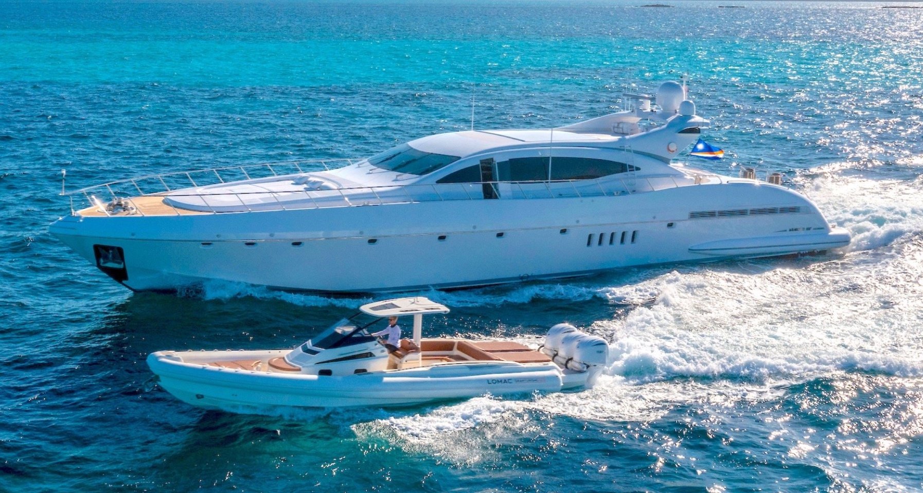 108 ft Mangusta | From $6800 | 13 guest max