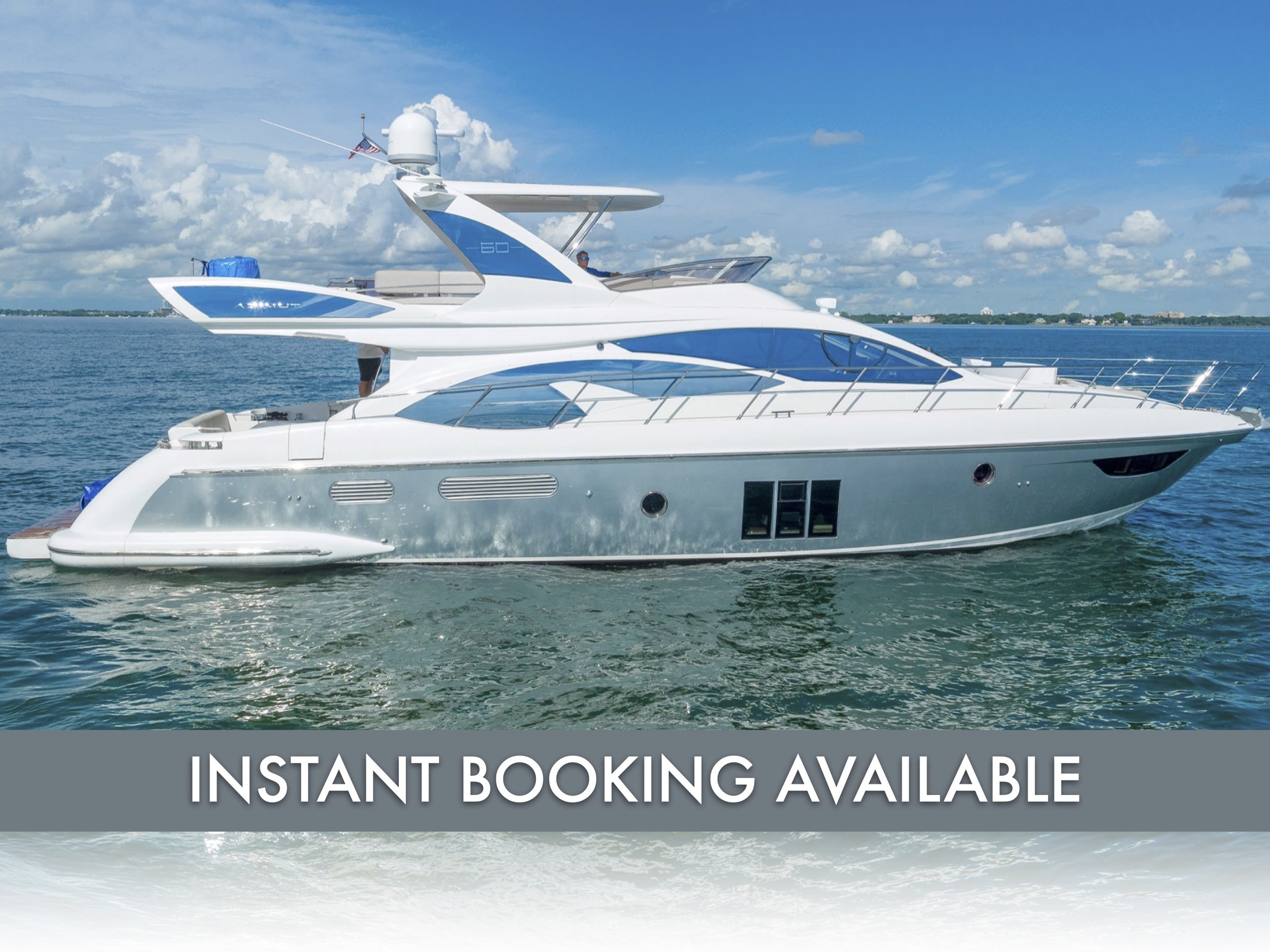 60 ft Azimut Bravo | From $2450 | 13 guest max