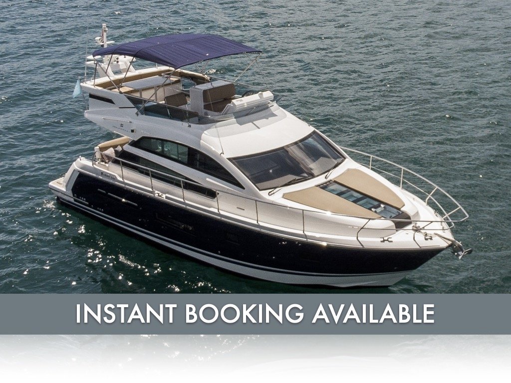 45 ft Fairline | From $1300 | 13 guest max