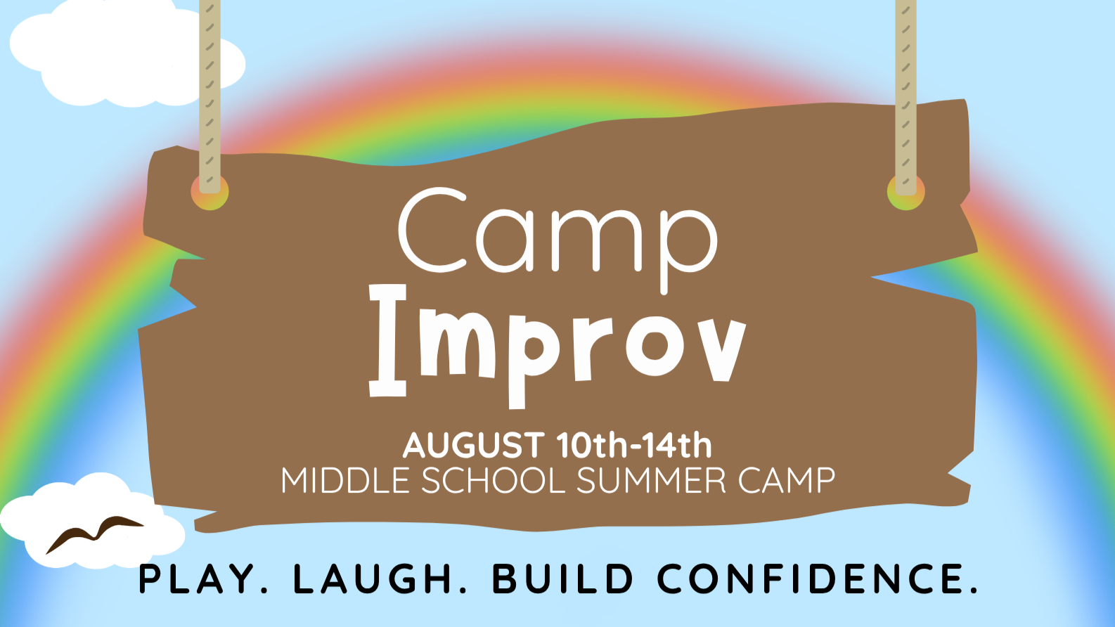 Register your kids in middle school for our August camp improv