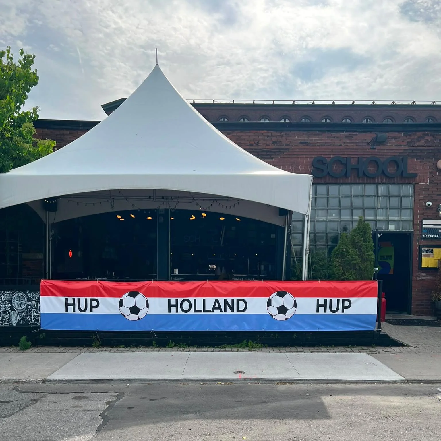 ⚽🇳🇱 HUP HOLLAND HUP 🇳🇱⚽

The patio is ready. 😎🏟️ Are you?! Where are you watching the World Cup this summer?

Join us at SCHOOL for the 2026 World Cup action, cold drinks and great food!

We&rsquo;ll be showing matches during our operating hour