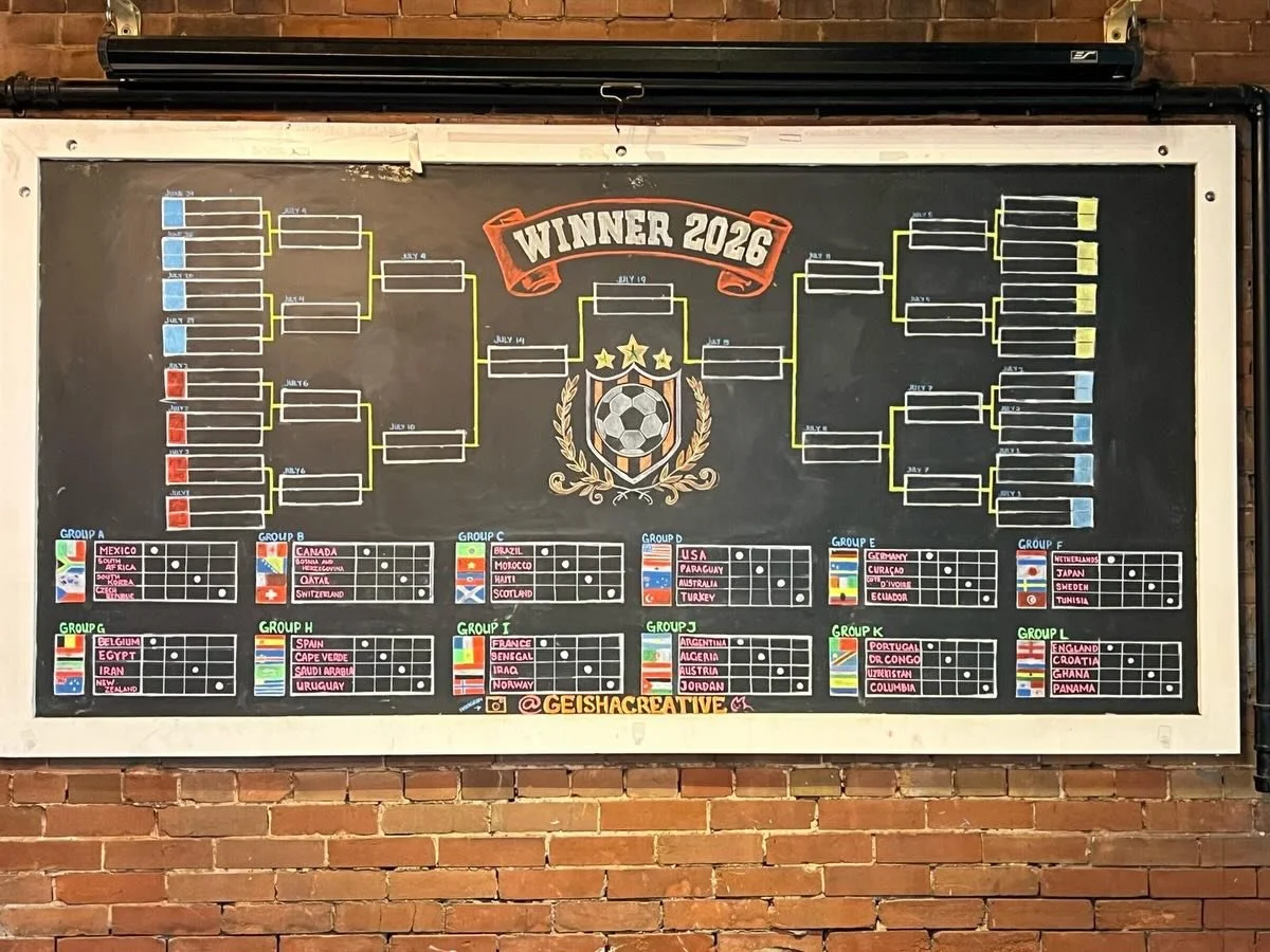The brackets are up!! ⚽️🥞🍻

We&rsquo;ll be showing world cup matches throughout the tournament during our regular operating hours, with special attention given to canada, the netherlands, and cura&ccedil;ao.

Follow the action, track the tournament