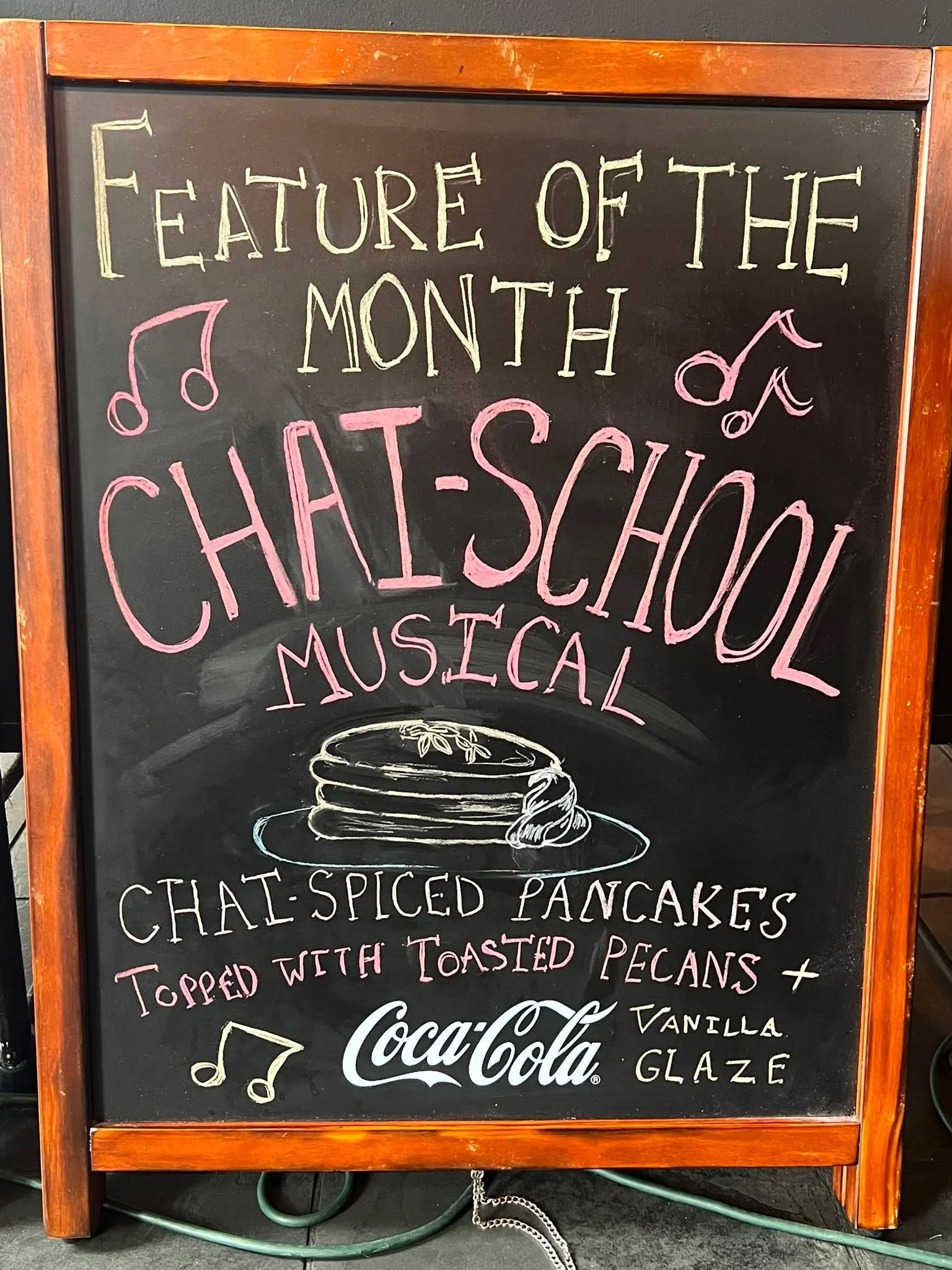 Final bell for Chai&rsquo;s School Musical. 🎶🥞

This is the last weekend to catch our September feature: chai-spiced pancakes topped with toasted pecans and vanilla bean glaze.

If this one&rsquo;s been on your study list, consider this your deadli