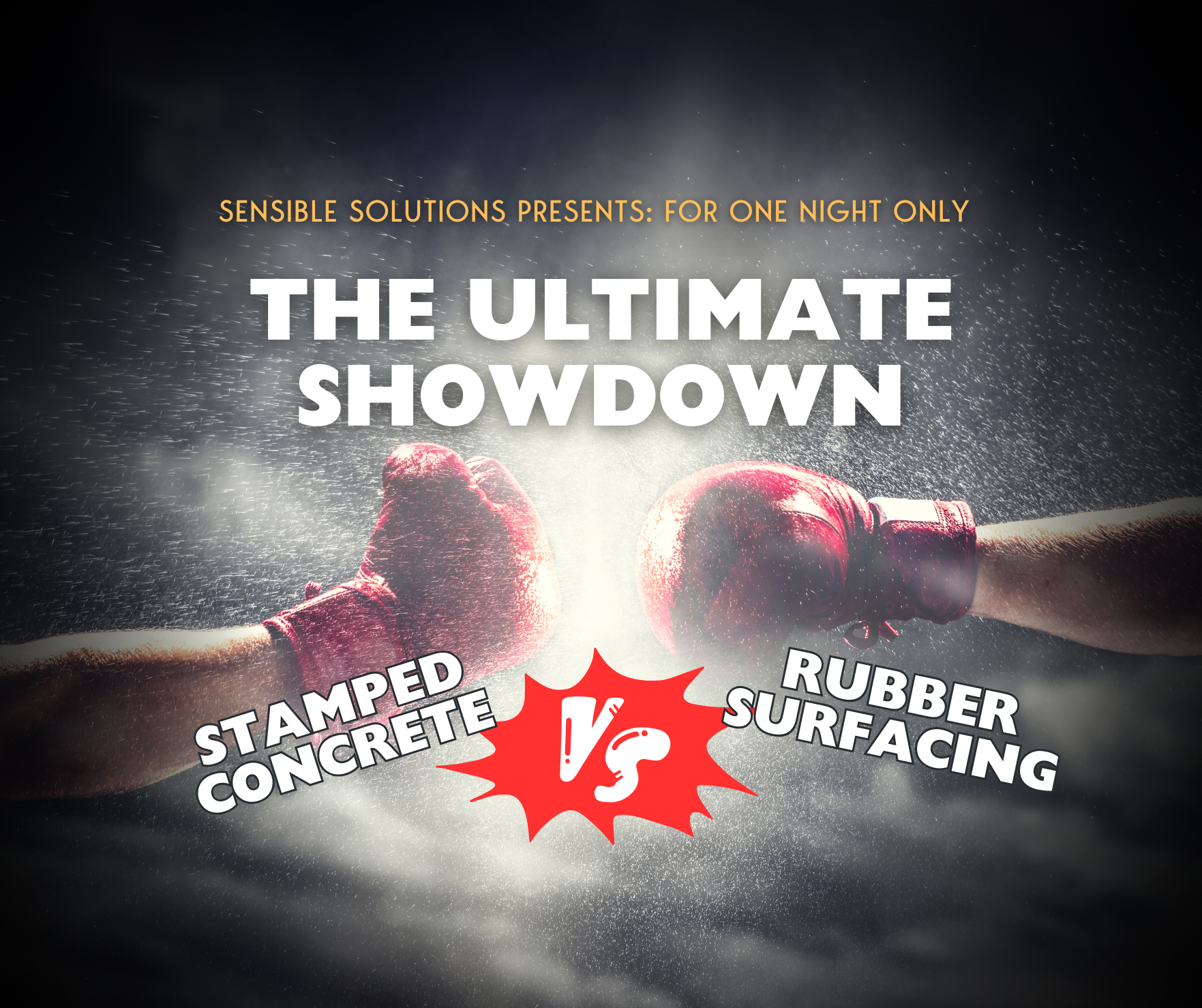 Showdown between stamped concrete or rubber surfacing in las vegas nevada