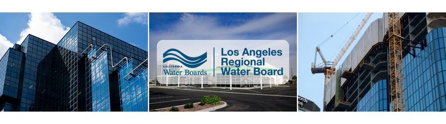Commercial facility implementing stormwater management practices under California industrial stormwater permit regulations