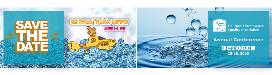 Construction site professionals attending a stormwater management training or conference session