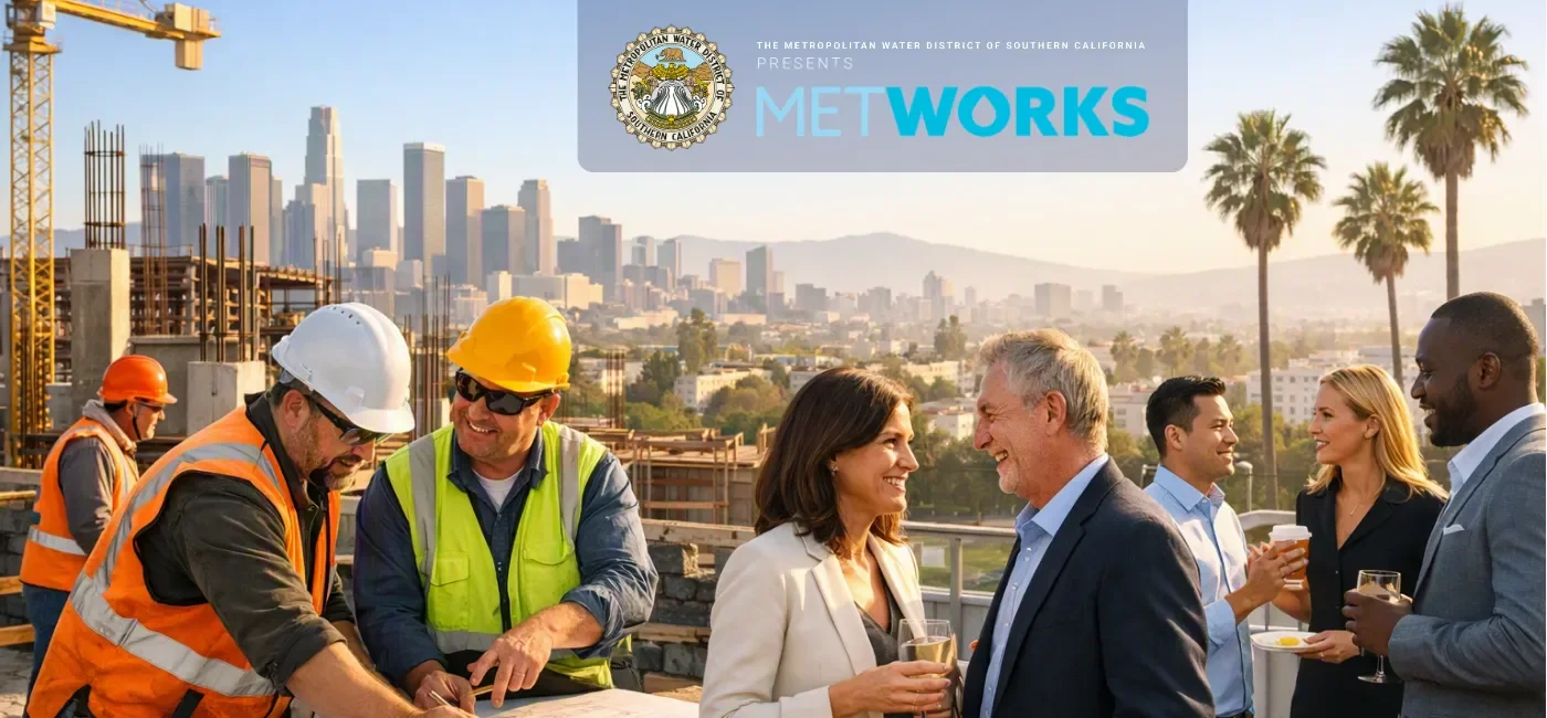 MetWorks: Where Water Meets Opportunity networking event hosted by Metropolitan Water District of Southern California, October 15, 2026, in Pomona.