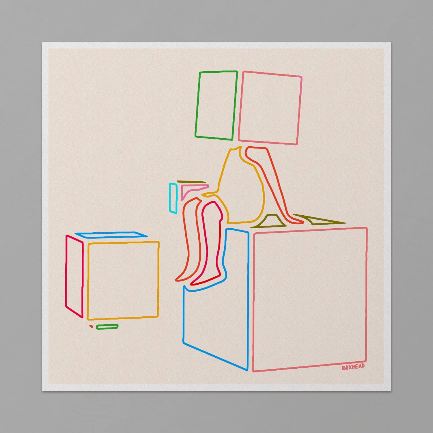 'THE LINES' Giclée Print