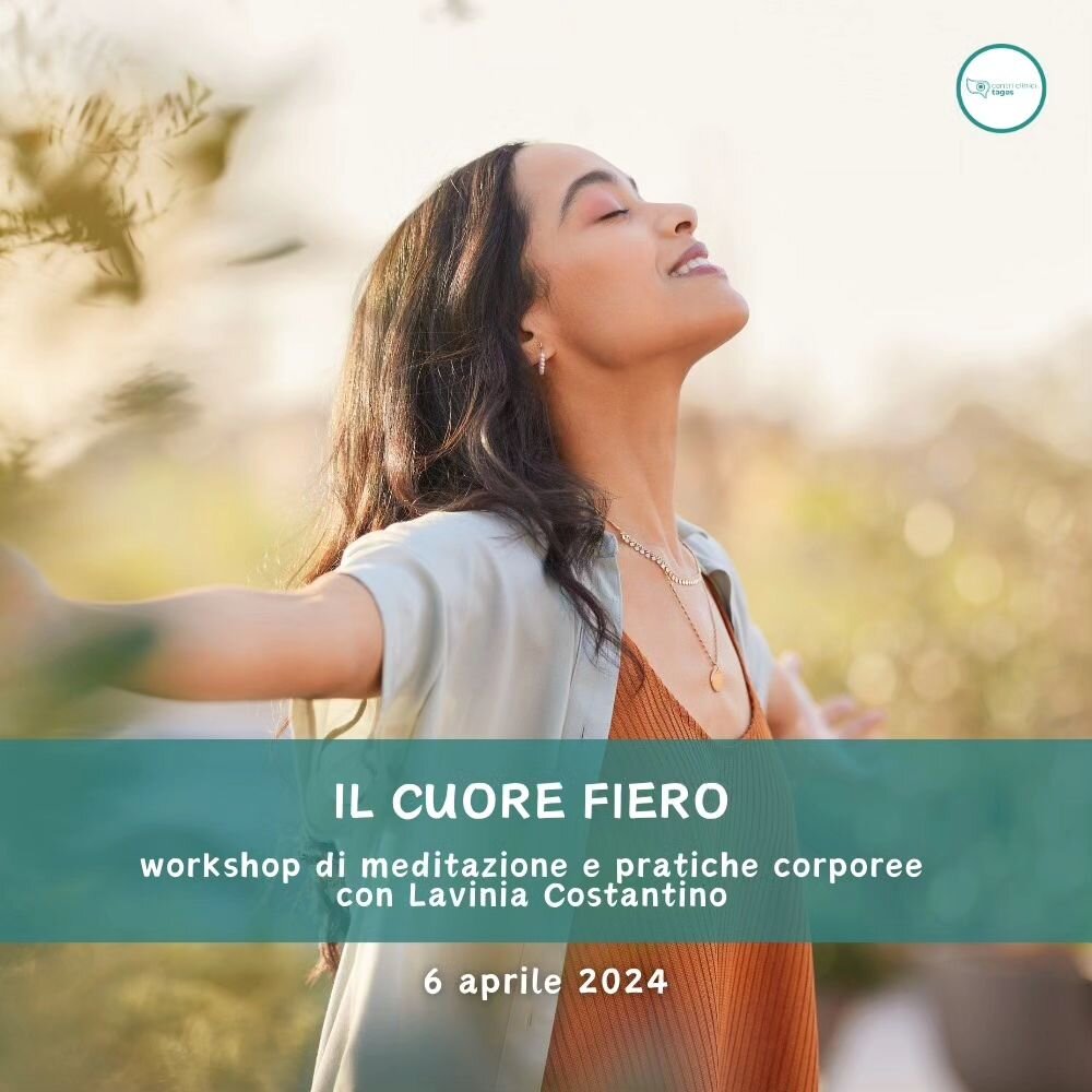 🧘IL CUORE FIERO: WORKSHOP GRATUITO DI MEDITAZIONE E PRATICHE CORPOREE A FIRENZE 🧘

Ci vediamo Sabato 6 Aprile presso @centriclinicitages per  un pomeriggio di pratica in cui riscoprire l'intelligenza del cuore e affidarcisi come bussola per vivere 