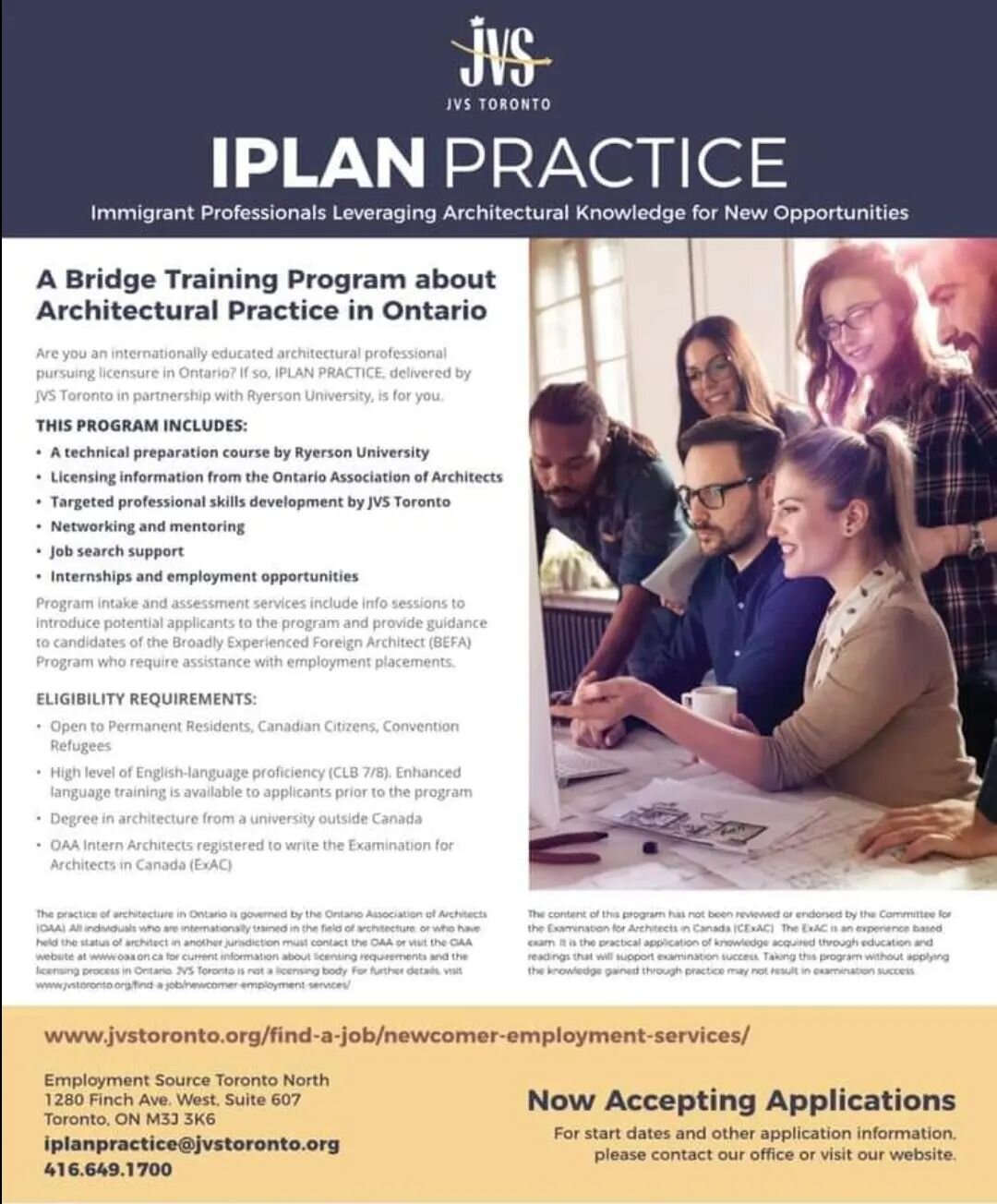 Attention Internationally Educated Architects in Ontario! Did you know about the IPLAN PRACTICE program - a free, online, 15 week bridging program designed for internationally educated architectural professionals who are OAA Interns planning to write