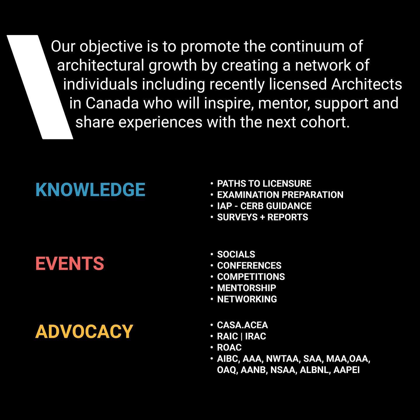 BECOMING ARCHITECTS CANADA 
Objective Statement 

DEVENIRE ARCHITECTE CANADA
D&eacute;claration d&rsquo;objectif
.
.
#bacdac #becomingarchitects  #internarchitect  #canadianarchitecture #canadaexac #architecturallicensure