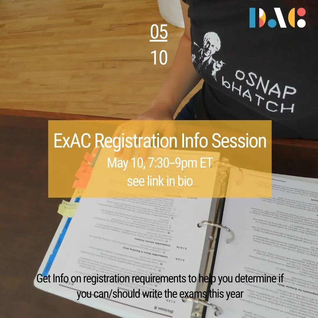 Register by tomorrow! Considering writing the ExACs this year and not sure if you can/should (note: ExAC registration period is June 1st to July 14th, 2023) be sure to sign up for our ExAC Registration Info Session on Wednesday, May 10! (see link bel