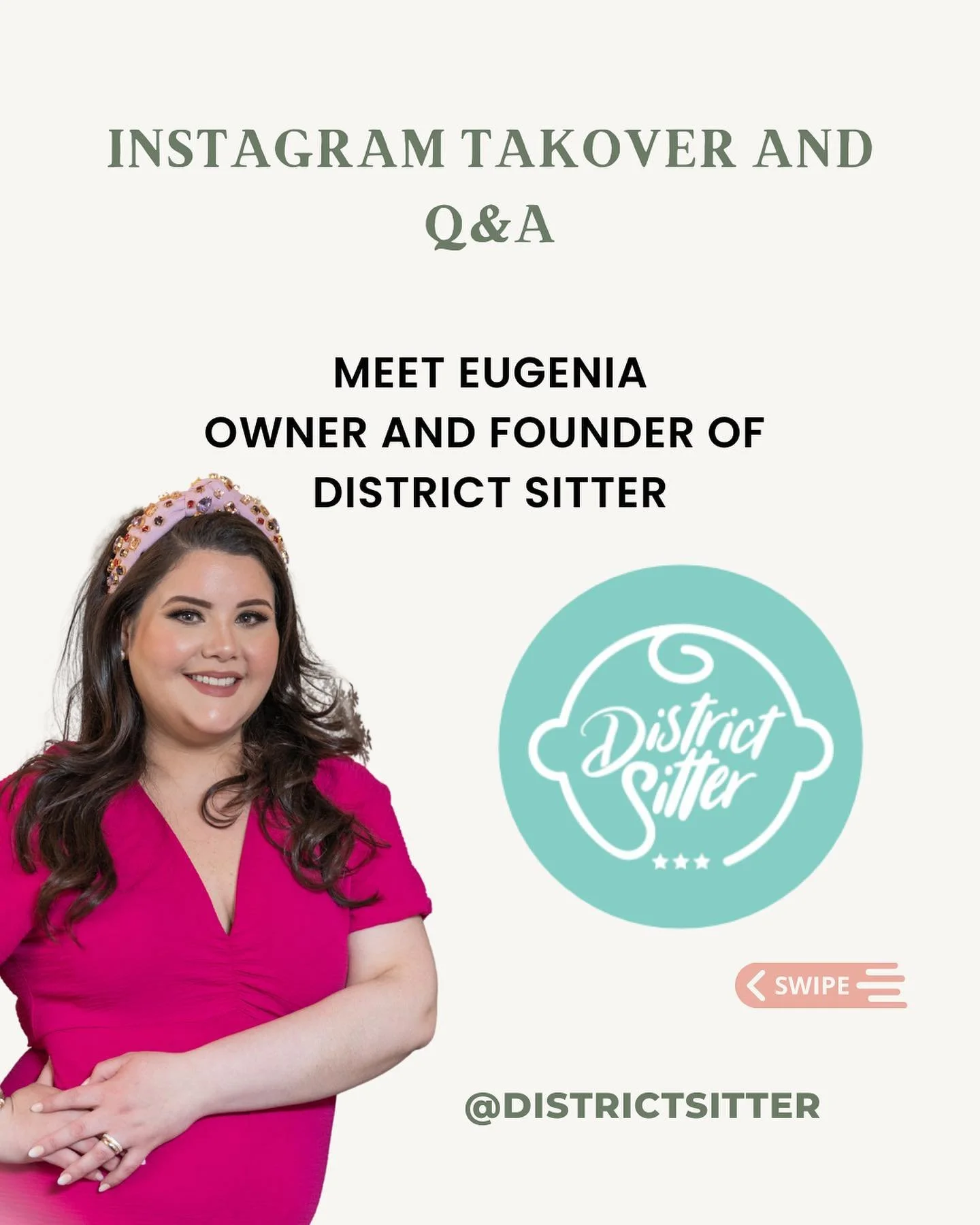 ✨Today is Q&amp;A Day with Eugenia, Owner and founder of District Sitter @districtsitter ! Head over to our stories and submit your questions or leave them in the comments below.

@littlepumpkinsleep teamed up with @districtsitter , an award winning 