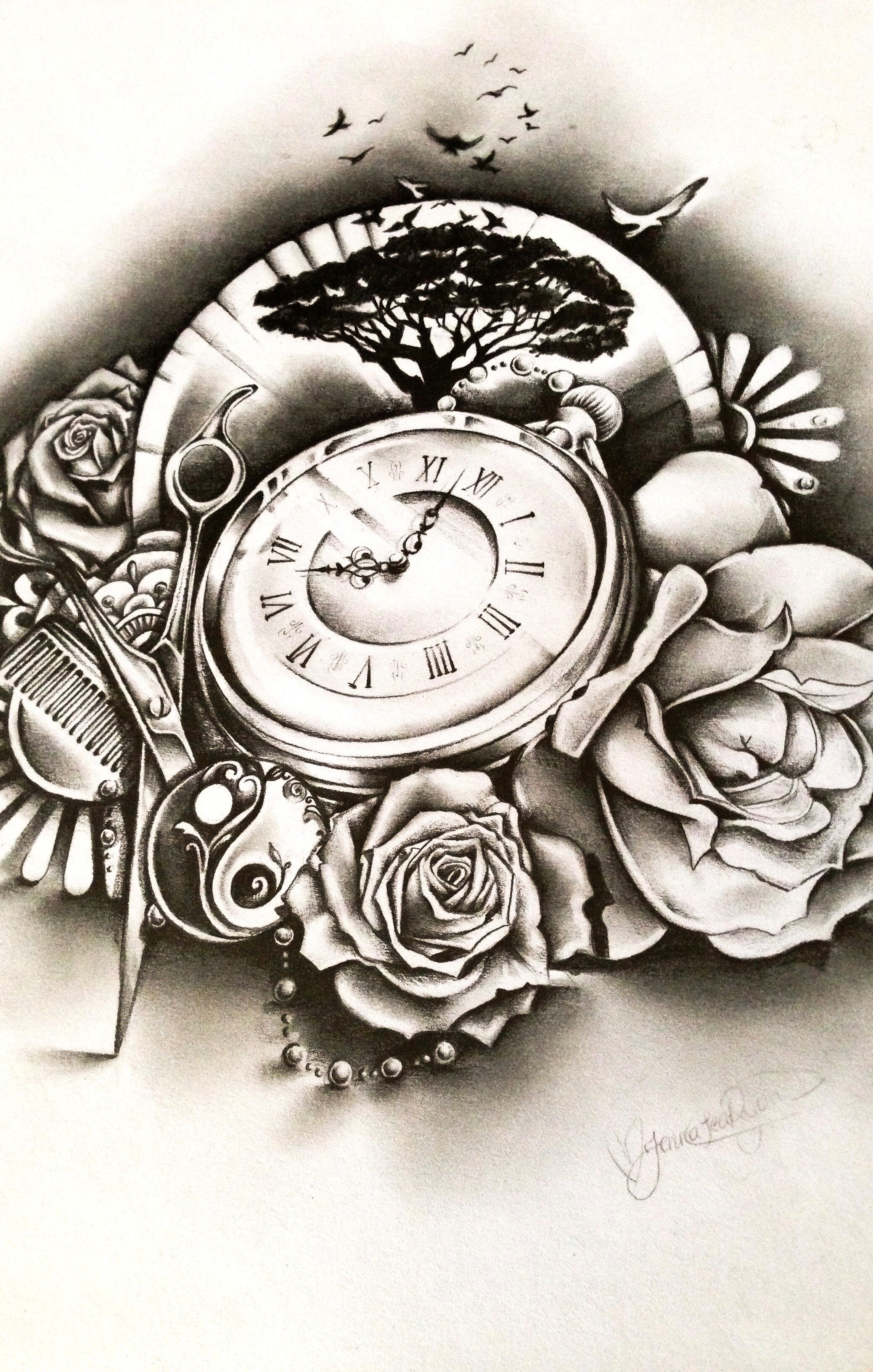 Clock Tattoos for Women Shoulder | TikTok
