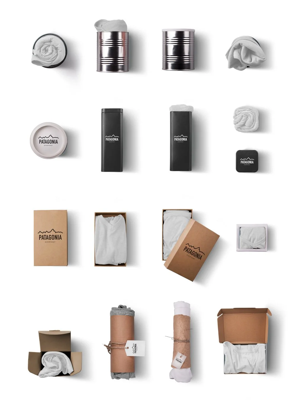 Patagonia Rebrand Packaging Design