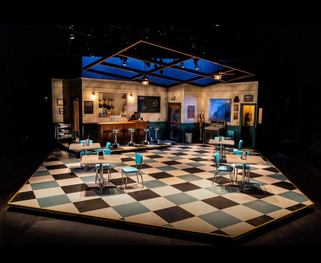Photo by T. Charles Erikson, Trains Running, Hartford Stage, Set Design: Lawrence E. Moten III, Charge: Nathalie Schlosser