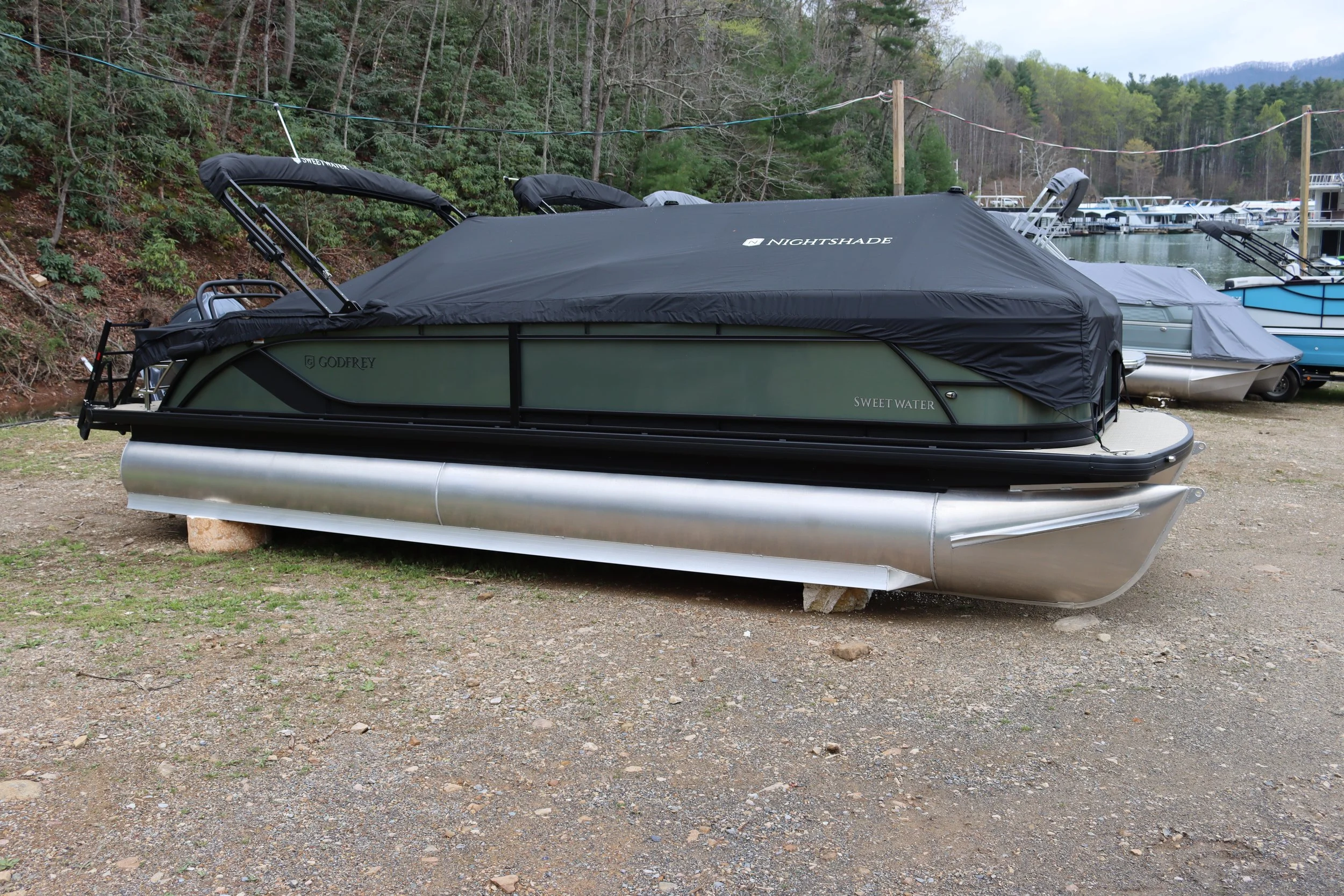 REDUCED TO $65,000!! 2025 Godfrey Sweetwater Pontoon SW2486DT w/Yamaha F150LC