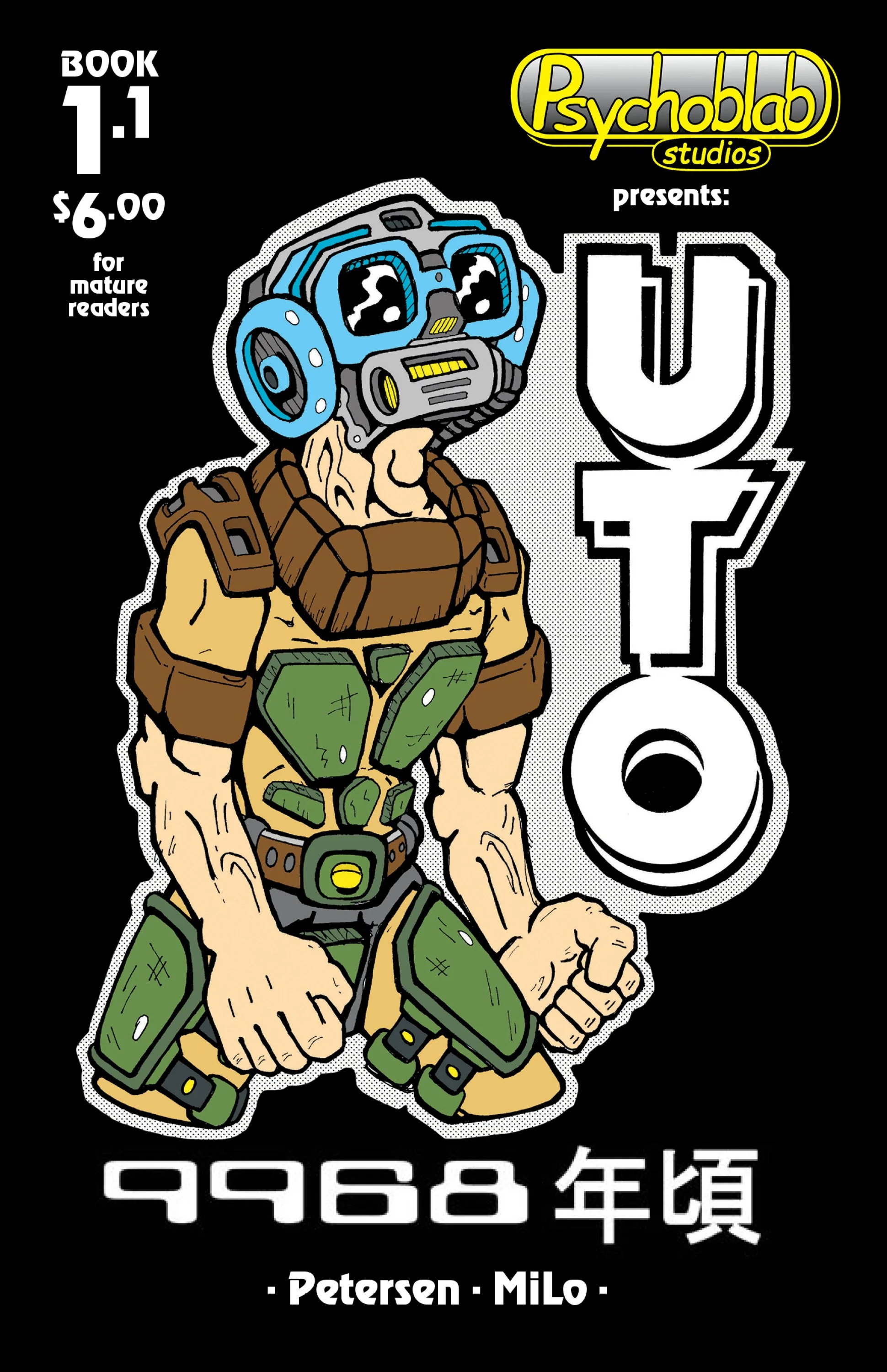 Hurdling through space and time, our hero Uto begins his quest to save mankind from the evils of Pop Music.