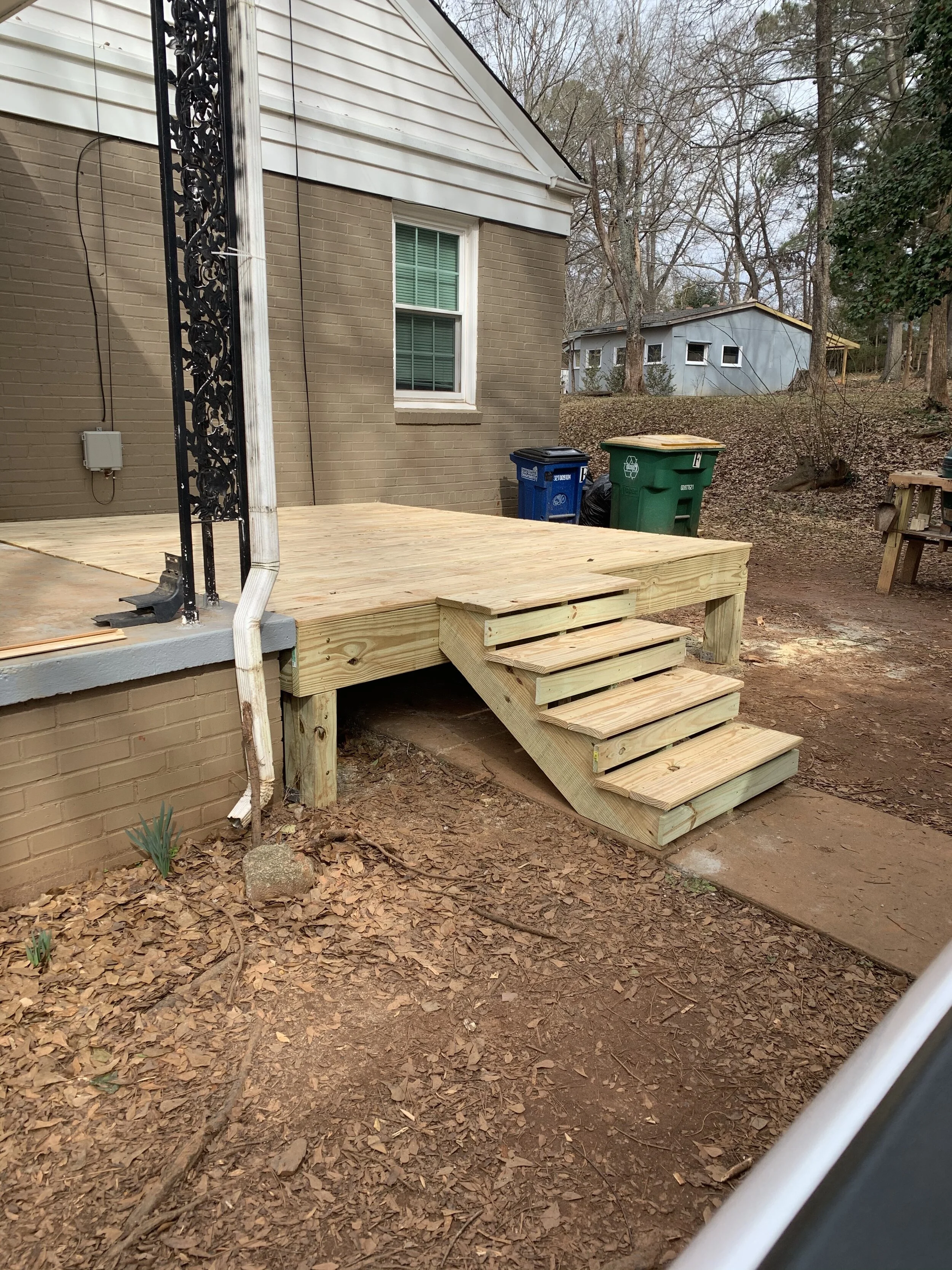 Deck addition