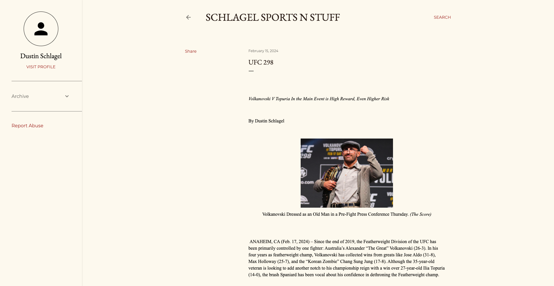 Dustin Schlagel - Schlagel Sports 'n Stuff