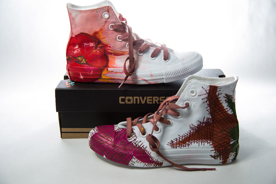 Ruby x Wild Things converse shoes