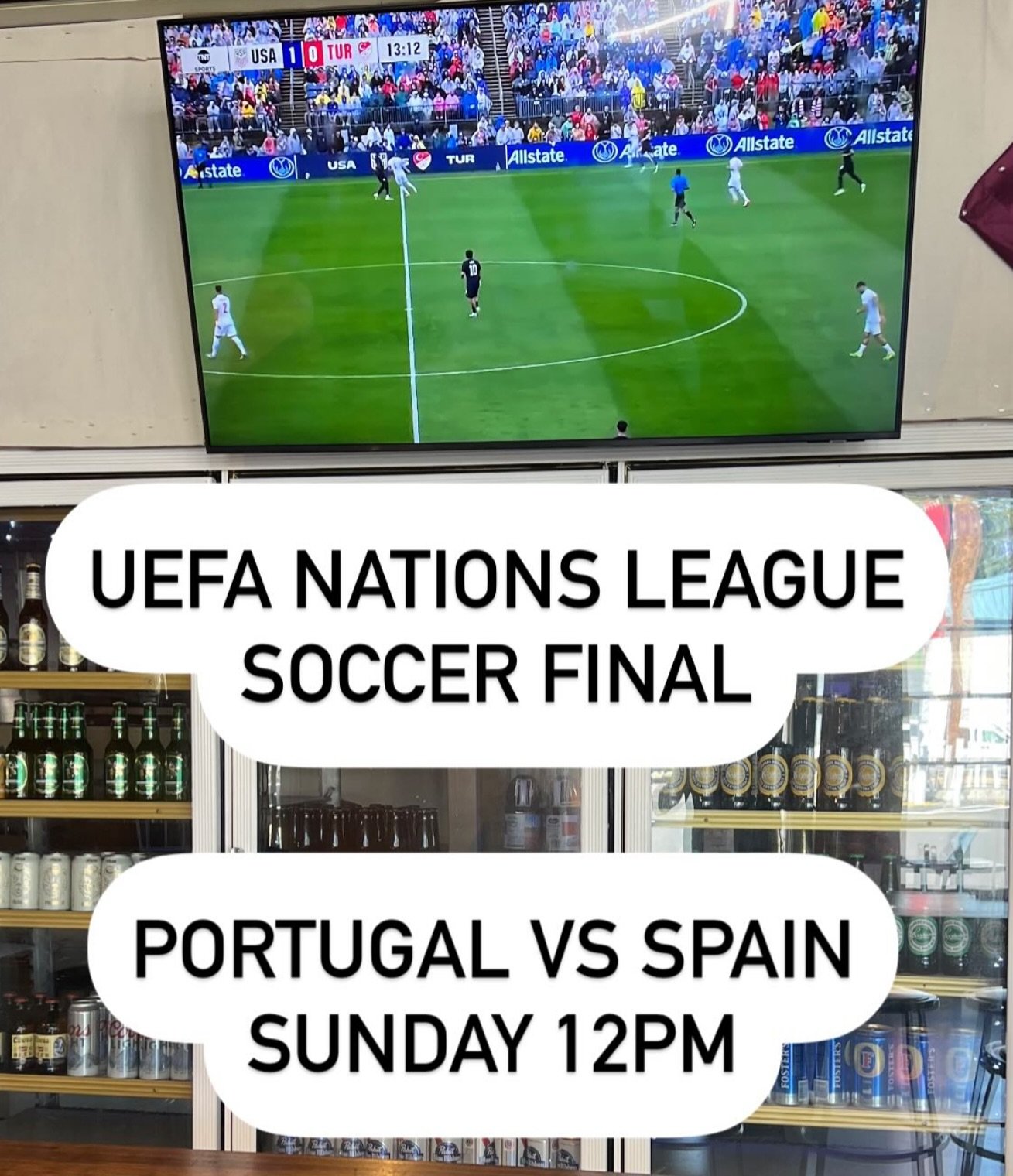⚽️ UEFA Nations League Final &ndash; Portugal v Spain 🇵🇹🇪🇸 The Iberian showdown is on, and we&rsquo;re showing it live at @dingospubpdx - Pies, cold beers, and proper footy on the telly. Let&rsquo;s make a Sunday sesh of it in AIR CONDITIONED COM